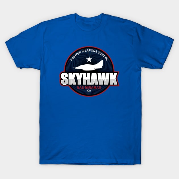 A-4 Skyhawk NAS Miramar Patch T-Shirt by TCP